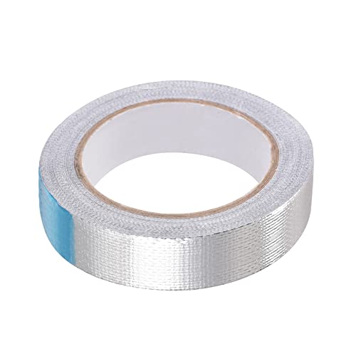 Image of Aluminum Foil Tape Adhesive Metal Tape, [for Sealing Patching Hot Cold HVAC, Duct, Pipe Insulation] - 1 inch /66ft /5.9 Mil /Silver