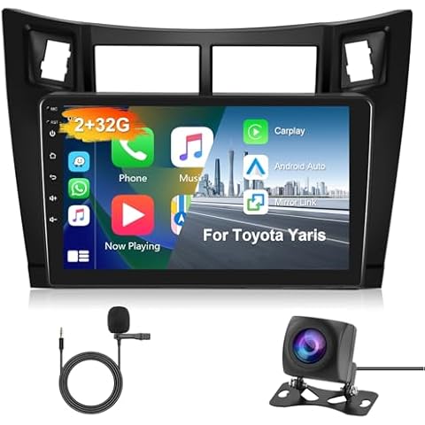 Hodozzy 2G 64G Android Car Stereo for Toyota Yaris Cover