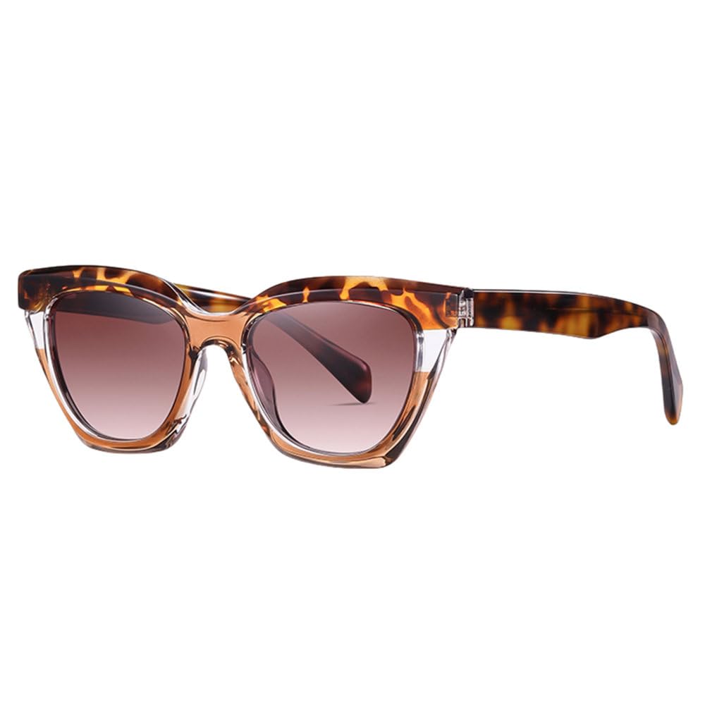 Lunettes de soleil œil de chat MUTYNE monture acétate durable bleu