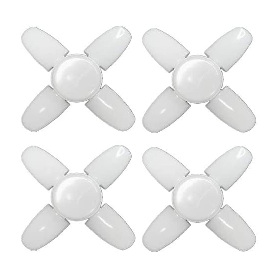 4 Pack LED Garage Lights Screw in Garage Ceiling Lighting 2800LM 28W E26 E27 Daylight Lamp with 4