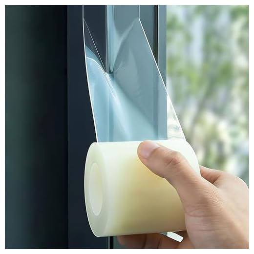 Weather Stripping Window Weather Sealing Tape Draft Protection Adhesive Insulation Strip Clear