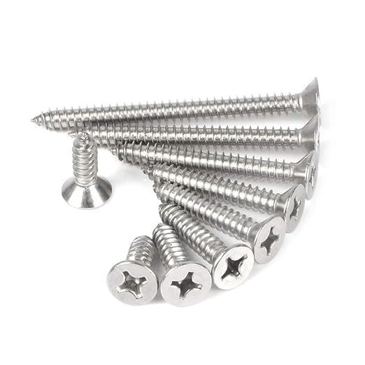 Stainless Steel Phillips Star Head Screws for Fixing Wood, Plywood, Paster Boards (1 Inches)(Pack of 100)-picture-14