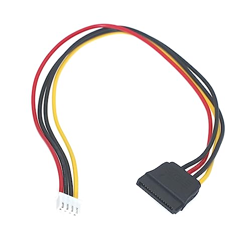 Cable Convertidor SATA15P a 4P para Fuente de 5V miniatura 4