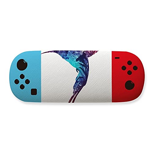 Étui de rangement pour lunettes de jeu coloré protection oiseau
