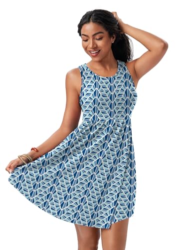 Image of HiMONE Vacation Dresses for Women 2025 Summer Dress Women's Casual Sundresses Casual Beach Petite Sun Dress XS-2XL