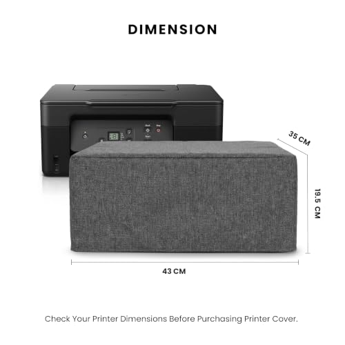 Image of Alifiya Dust Proof Washable Printer Cover for Canon Pixma G2770 / G2730 / G3770 / G4770 All-in-one - Grey