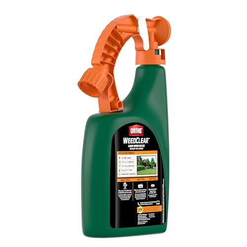 Image of Ortho WeedClear Lawn Weed Killer Ready-to-Spray, Kills Crabgrass, Dandelion and Clover, Hose-End Application, 32 fl. oz., 2-Pack