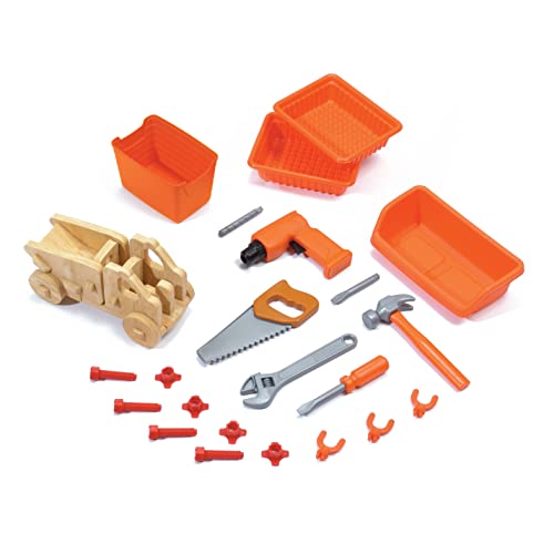 Step2 Handyman Kids Workbench, Indoor/Outdoor Tool Bench for Children, Interactive Play with Sounds, Made of Durable Plastic, Includes 35 Piece Toy Accessories, For Toddlers 3+ Years Old - image 3