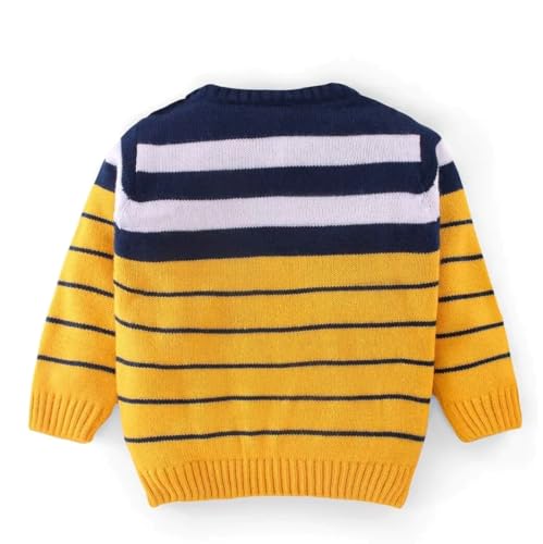 Image of Boys Sweater,Winter Sweater,Full Sleeve Striped Pullover Sweater Round Neck Woolen Topwear Sweatshirt for Girls & Boys (Pack of 1)