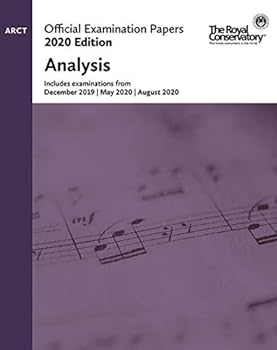 Sheet music EX2012 - Official Examination Papers 2020 - Analysis - ARCT Book
