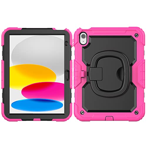 Coque iPad 11 contre les chutes de vos enfants avec protection écran A16 rose