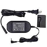 TKDY ACK-E15 AC Power Adapter DR-E15 DC Coupler Charger Kit for Canon EOS Rebel SL1, 100D DSLR, Kiss X7, PowerShot SX70 HS Cameras, Replaces LP-E12 Battery.