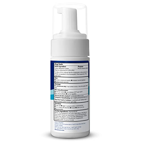 Image of Theraworx Fast-Acting Foam for Foot Cramp Relief with Magnesium Sulfate - 3.4 Fl Oz - 1 Count (Pack of 2)