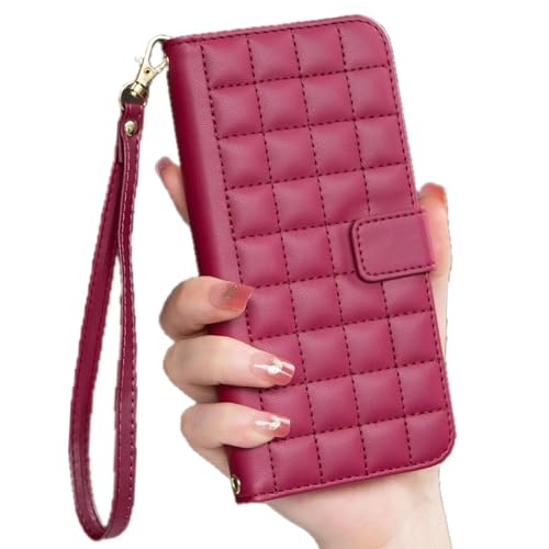 Rnrieyta Miagon Classico Custodia per iPhone XR,Flip Wallet Case Quadrato Cover Protettiva Caso in PU Pelle Portafoglio Custodia con Magnetica a Scatto Slot Cart