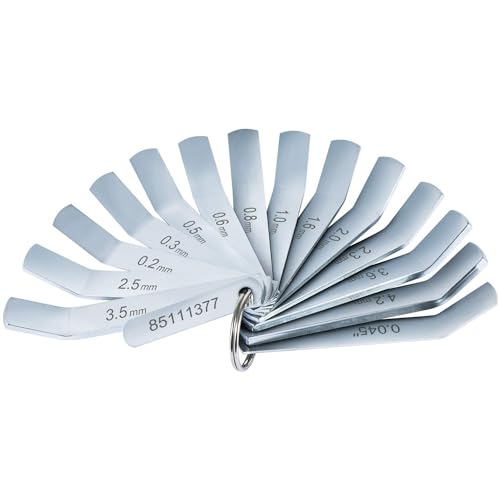 Image of Feeler Gauge Jake Brake Tool Set Compatible with Volve Mack MP7 MP8 MP10 D12 D13 D16 Engines Replacement 85111377 88880052 88880053 Intake and Exhaust Valve Adjustment Kit