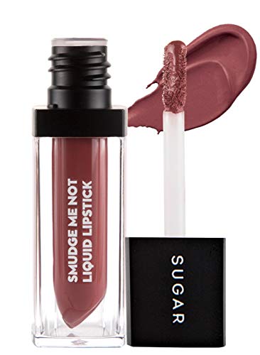 Image of SUGAR Cosmetics Smudge Me Not Liquid Lipsticks for Women | Transferproof & Waterproof | Lasts 12+ Hours | Matte Lipstick | 4.5ml - 26 Rose Repose (Peach Pink)