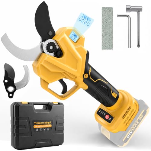 Image of 4-Mode Electric Pruning Shears, Max 3 inch Jaw Opening Cordless Power Pruner
