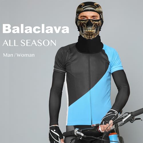 Image of Obacle Balaclava Face Mask Men Women for Sun Protection Motorcycle Fishing Raves