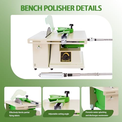 1380W Lapidary Saw with Water Cooling