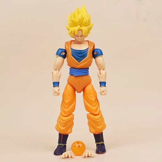 Miniatura 2 de SUBVERS Figura de acción de Goku de 6 pulgadas con accesorios, figura de acción modelo de estatua de la colección Goku.