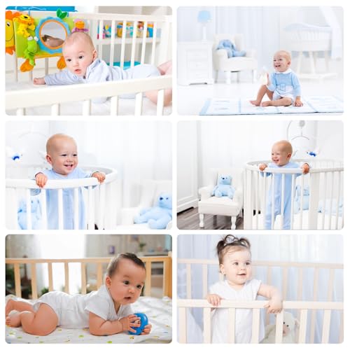 Gocheer ベビーモニターマウント 360°1/4ネジ穴18インチ 調整可能 工具不要 安全固定 ベビーベッド/ベビーカー/デスク対応 ほとんどのベビーモニターに適用可能