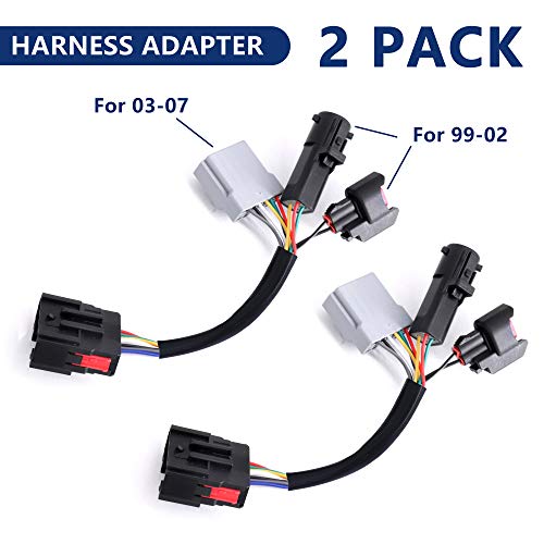 Conversion Harness Adapter Wiring Connector Towing Mirrors for 1999-2007 F250 F350 F450 F550 Super Duty Truck Pickup 2pcs - Thumbnail 7