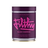 Filthy Black Cherry - Naturally Dark Cherry with a Sweet Front and Tart Finish. - 2.75 lb Resealable Tin