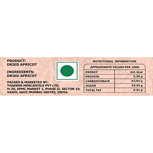 Image of inchNature's Blend Dried Apricots 400g Jar | Afghan Heirloom Variety | Sun-Dried Dark Amber Fruit | Deep Caramel-Sweet Mild Tang | High Natural Sugars inch