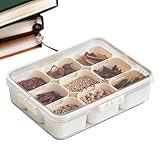 Scatola per condimenti, contenitore per condimenti, contenitore di grande capacità, supporto da cucina a griglie, PET da trenta centimetri utilizzato con materiale PP per un'elegante collezione
