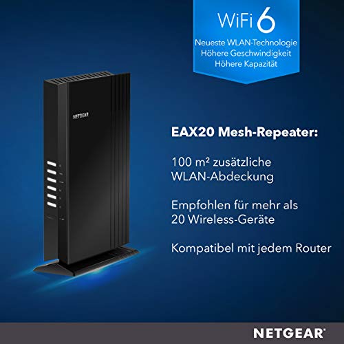 WLAN-Repeater Netgear Nighthawk EAX20 WiFi 6 AX1800 Dual-Band