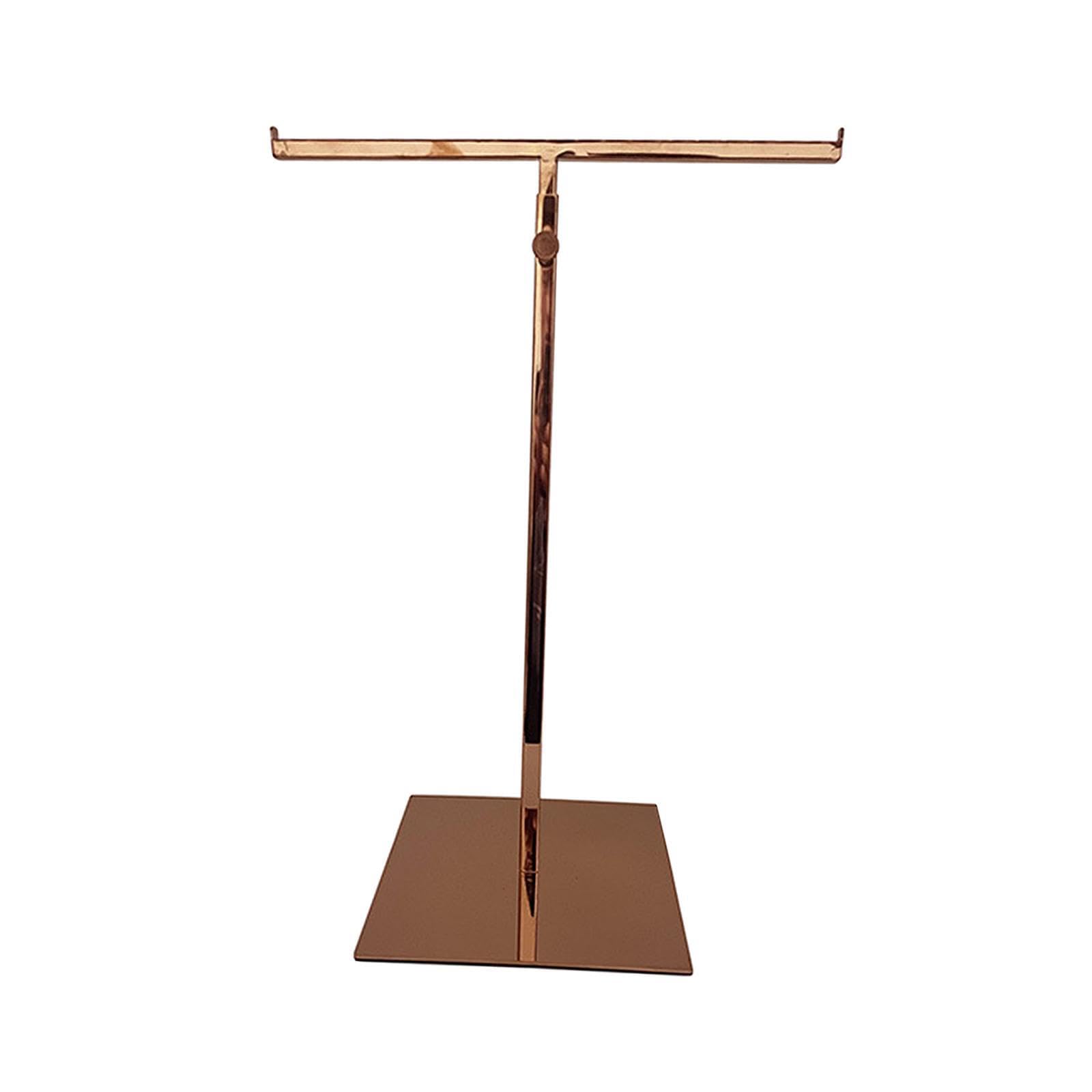 Pixzcsa Gold Sophisticated Handbag Display Stand Hanger Plating Adjustable