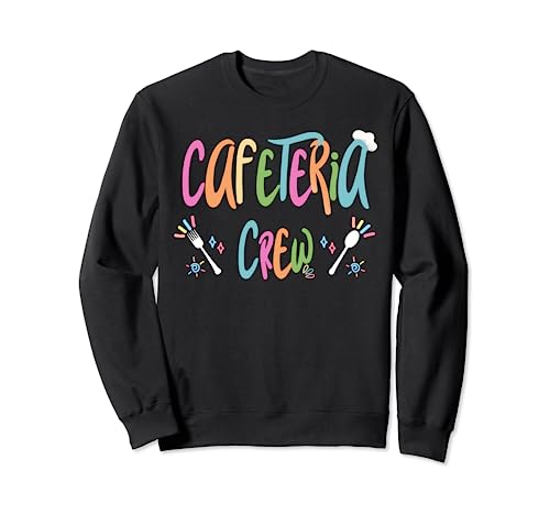 Regreso a la escuela Cafetería Crew Cute Lunch Lady Squad para mujer Sudadera