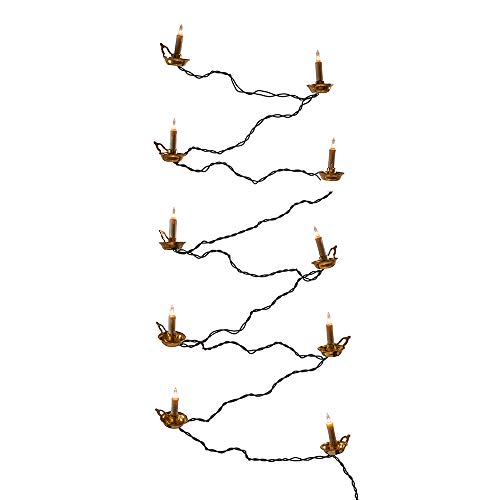 Kurt Adler 10-Light White Candle Set