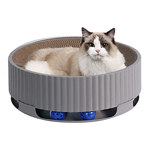 gato para gatos interior | Brinquedo arranhador gato em forma redonda | Brinquedo arranhador para ga