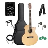 Violão Giannini Gsf 3 Ns Elétrico Gsf-3 + Kit Capa Completo