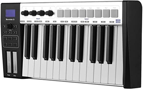 WKLIANGYUANPING Clavier de Piano 37 Portable Midi Clavier du contrôleur Clés Semi-pondérées 8 RVB Tampons de… - Les Beatles, Paul McCartney, John Lennon, RIngo Starr, George Harrison WKLIANGYUANPING Clavier de Piano 37 Portable Midi Clavier du contrôleur Clés Semi-pondérées 8 RVB Tampons de… – Image 3