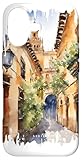 Carcasa para iPhone 17 Sevilla Pintura Acuarela Arte Vintage Viajes España