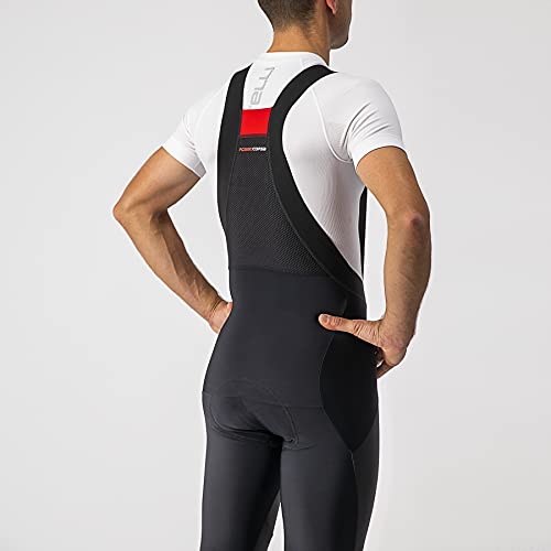 Castelli Cycling Sorpasso Ros Wind Bibtight For Road And Gravel Biking I Cycling - Black - Large #TOP3
