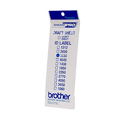 Image of Brother ID3030 - 30 x 30 mm 12 label(s) stamp ID labels - for StampCreator PRO SC-2000, PRO SC-2000USB