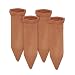 Produktbild Relaxdays Tonspitzen Bewässerung, 4er Set, Keramik, Gießhilfe für 1,5 l Flaschen, Gießkegel HBT: 14x4,5x4 cm, Terracotta, Teracotta