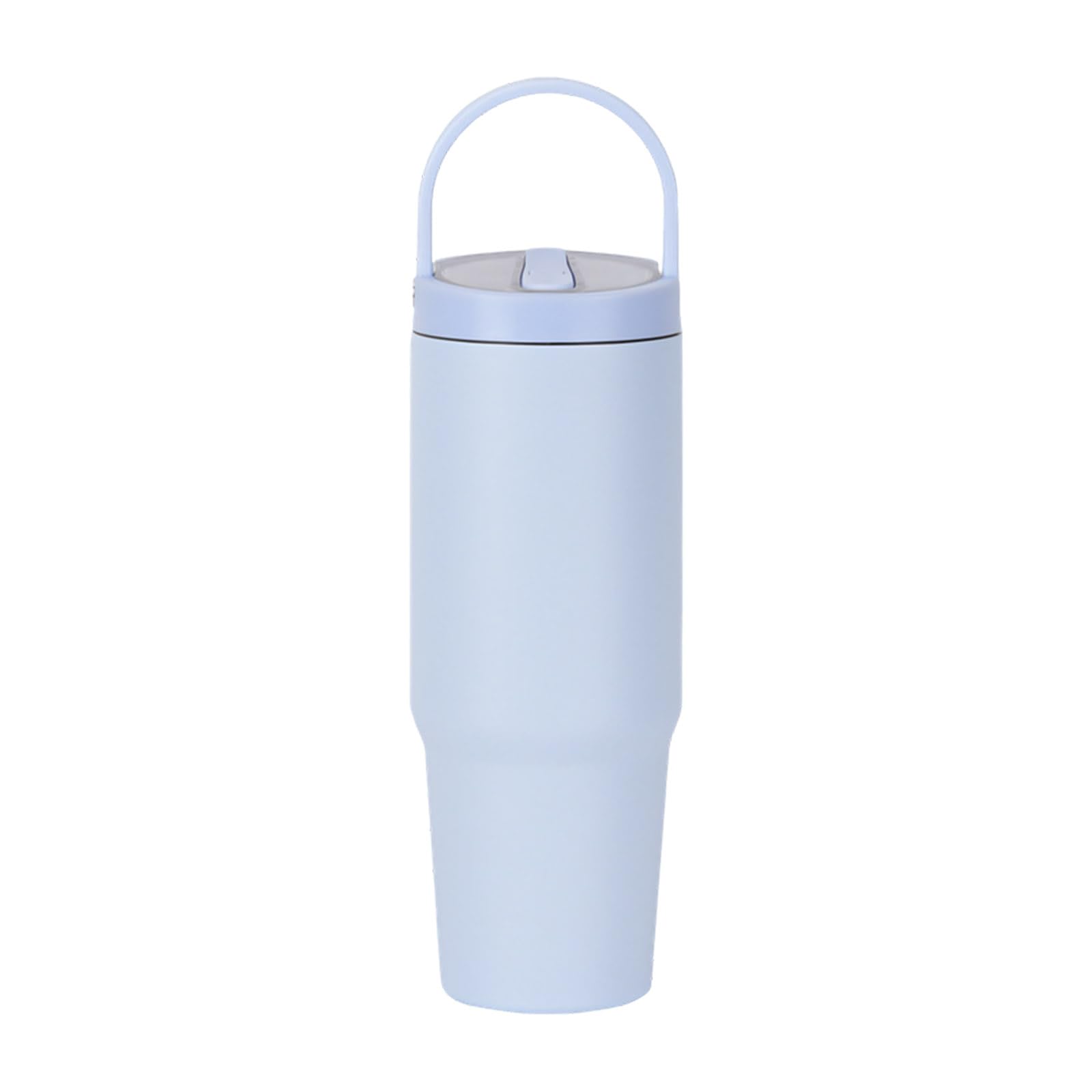 TFAOYS Walled Thermal Flasks 30Oz Capacity Leak Proof Lid Camping Hiking Drinkware with Straw for Hot Cold Drink Offices Vacuum Flask Cup with Removable Straw