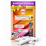 VERY Universal-Waschmittel Sticks | All-in-1 | 20 Pods = 20 Waschladungen | wasserlösliche Folie | für weiße & bunte Wäsche | tiefenrein & frischer Duft | 20–95 °C
