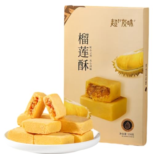 Mckona - Scatola di Dolci Cinesi 238g (Pasticcino Durian 238g)