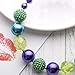 Conjunto de collar y pulsera para niños con cuentas de goma de...