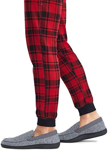 Hanes Mens Slippers House Shoes Moccasin Comfort Memory Foam Indoor Outdoor Fresh IQ, Grey, Large | Image 6