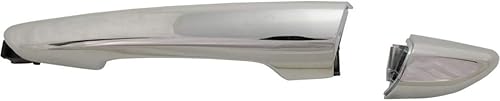 Miniatura 2 de Para Hyundai Sonata 2015 2016 2017 2018 Manija de puerta exterior trasera, lado del conductor cromado | Trim:All Submodels