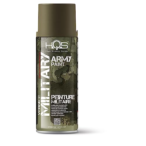 HQS – Lackspray matt 400 ml – Army Camouflage Military Military (Schilfgrün)