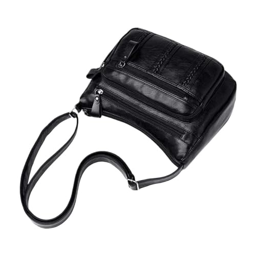 Sac à bandoulière multicouches aux finitions soignées pour femme