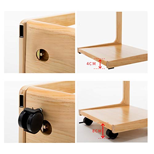 Table d'appoint WENJUN mobile pour travailler confortablement au salon - 6