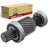 Roykaw Golf Cart Input Shaft Kit Compatible with EZGO Marathon 1988-1994 & TXT & Medalist 1994-up Electric Models, 19 Splines/21 Tooth, 1.5'' Diameter Gear, Replaces OEM # 26926-G01,28095-G01,612556